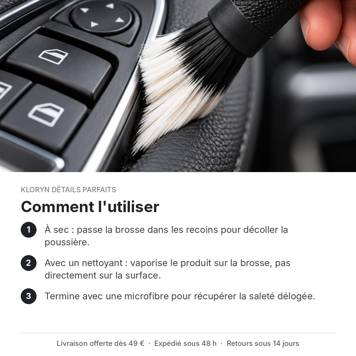 Kloryn Détails Parfaits – mode d'emploi en 3 étapes